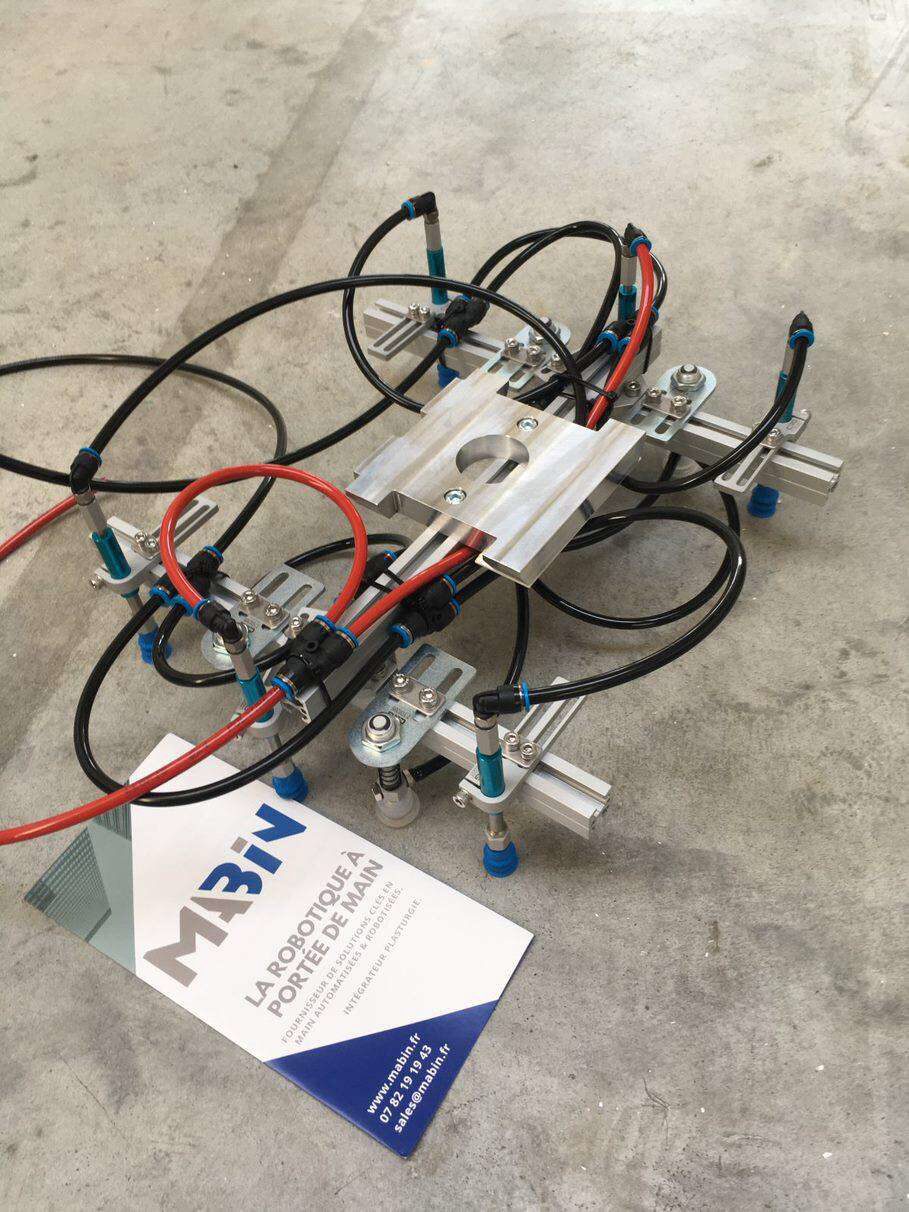 Main de préhension Mabin, plaque de fixation robot