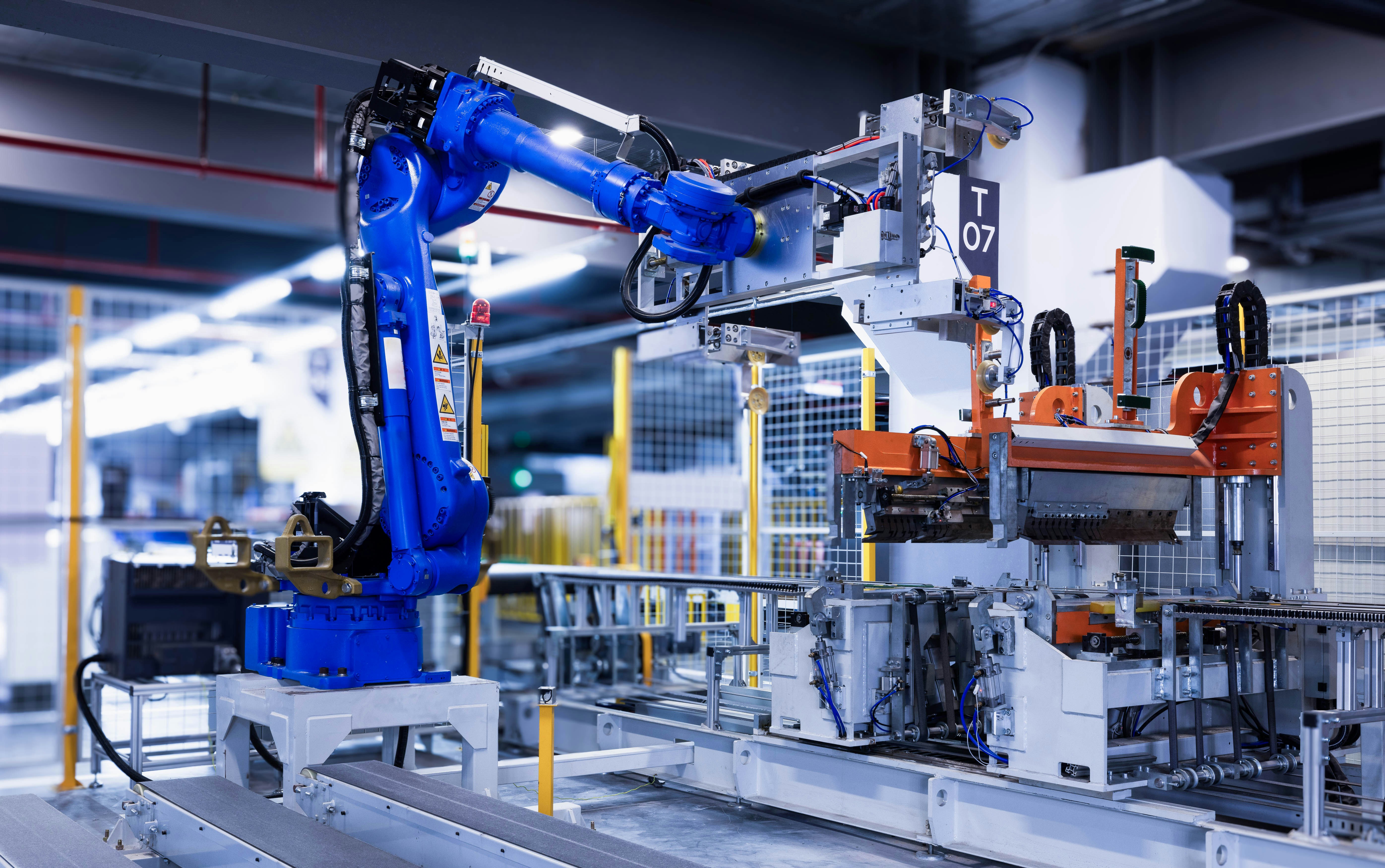 Illustration — modernisation d'une ligne de production industrielle